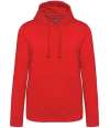 KB489 K489 Kariban Hooded Sweatshirt Red colour image